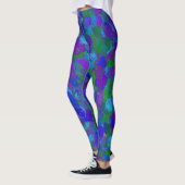 Leggings Violet et bleu (Gauche)