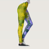 Leggings Violet et jaune (Droite)
