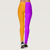 Leggings Violet et orange (Dos)