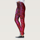 Leggings Violet et rose Paillette-Comme (Gauche)