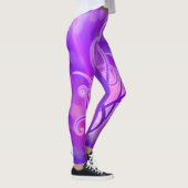 Leggings Violet flamme - Design graphique (Droite)