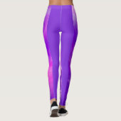 Leggings Violet flamme - Design graphique (Dos)