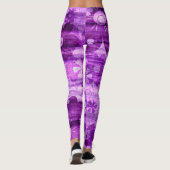 Leggings Violet Floral (Dos)