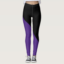 Violet foncé et noir