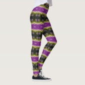 Leggings Violet foncé et verts (Droite)