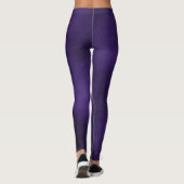 Leggings Violet foncé Pour Correspondre Rose Mandala Débard (Dos)