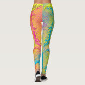 Leggings VIOLET LACE - numérique - art fractal - (Dos)