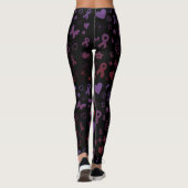 Leggings Violet/Maroon Multi...Arachnoidite (Dos)