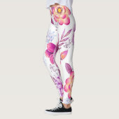 Leggings Violet rose (Gauche)
