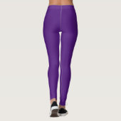 Leggings Violet simple solide (Dos)