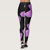 Leggings Violet violet philippin noir (Dos)