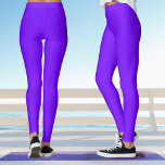 Leggings Violet violet Yoga<br><div class="desc">Ces légendes violettes violettes de yoga peuvent être mélangées et associées au débardeur mandala namaste dans cette collection.</div>