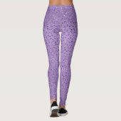Leggings violets (Dos)