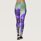 Leggings violets (Dos)