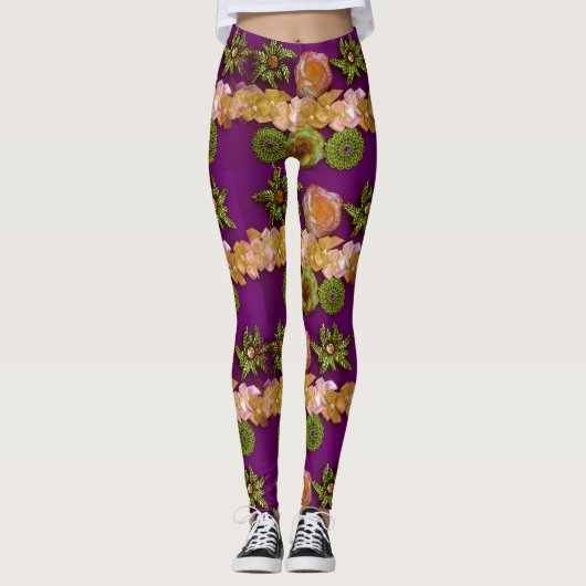Leggings violets (Devant)