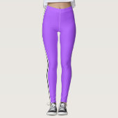Leggings violets à trois côtés Choisir les couleur (Devant)