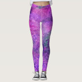 Leggings violets cool avec Scratch comme apparence (Devant)