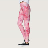 Leggings Violets en rose (Gauche)
