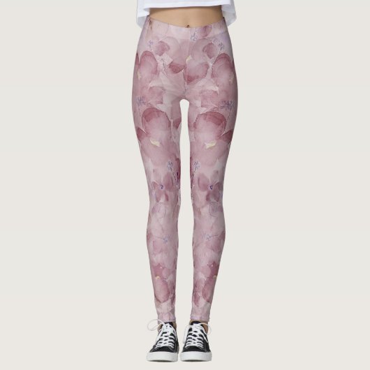 Leggings Violets en violet + lavande (Devant)