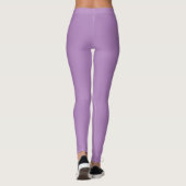 Leggings violette africaine (uni) (Dos)