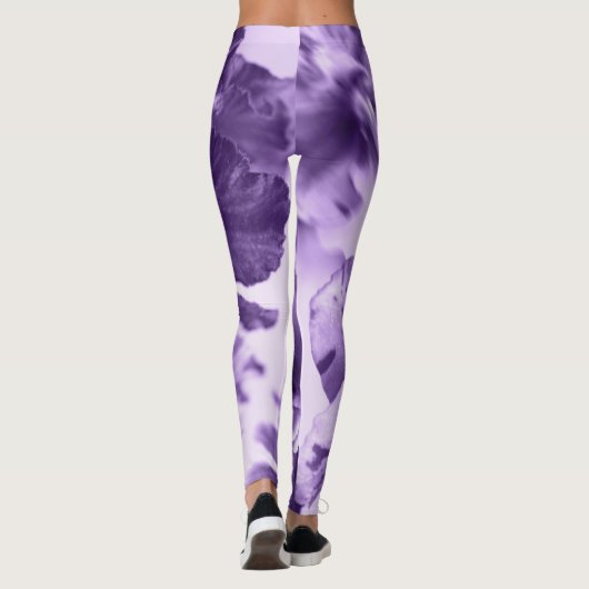 Leggings Violettes monochromes (Dos)