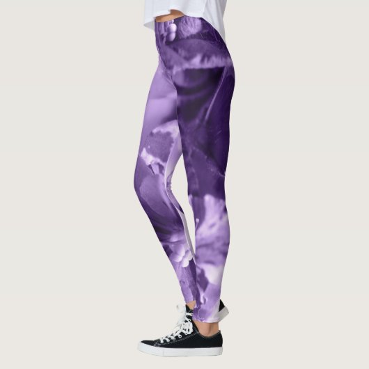 Leggings Violettes monochromes (Gauche)