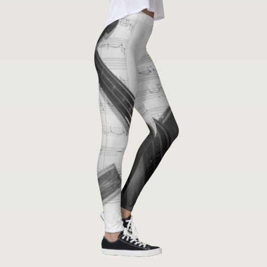 Leggings Violon et manuscrit (Droite)