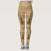 Leggings Violons de Stradivarius sur le regard du bois de (Devant)