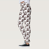 Leggings Visage de Basset Hound (Gauche)