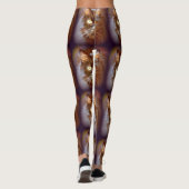 Leggings visage de chat noir (Dos)