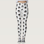 Leggings Visage de pingouin (Devant)