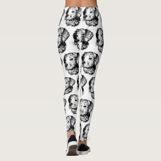 Leggings Visage moderne Animaux de compagnie Photo Enfants  (Dos)