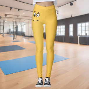 Leggings Visage Souriant aux Yeux Ouverts