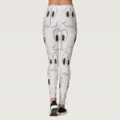 Leggings Visage souriant Motif drôle (Dos)