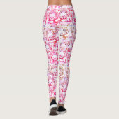 Leggings Visage Tigre rose (Dos)