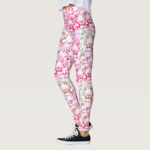 Leggings Visage Tigre rose