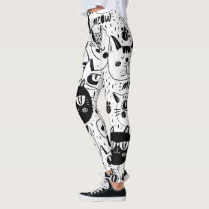 Leggings Visages mignons de chat
