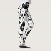 Leggings Visages mignons de chat (Droite)