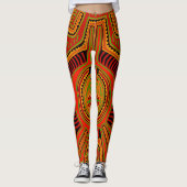 Leggings Vision de peyote chamanique (Devant)