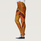 Leggings Vision de peyote chamanique (Gauche)