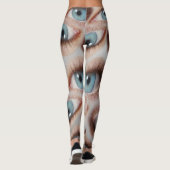 Leggings Vision psychédélique : illusion de l'oeil Abstrait (Dos)