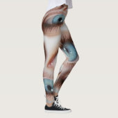 Leggings Vision psychédélique : illusion de l'oeil Abstrait (Droite)