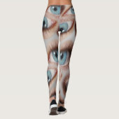 Leggings Vision psychédélique : illusion de l'oeil Abstrait (Dos)