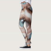 Leggings Vision psychédélique : illusion de l'oeil Abstrait (Gauche)