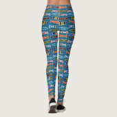 Leggings vispatronen (Achterkant)