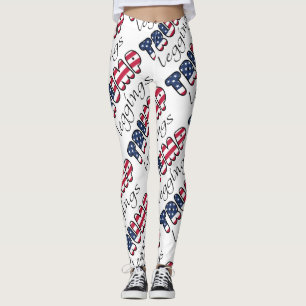 Leggings Vitesse patriotique d'élection de guêtres d'atout