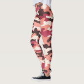 Leggings Viva Magenta et Camo Rose (Gauche)