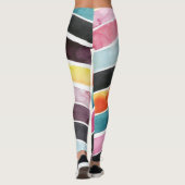 Leggings Vivid aquarelle Chevron I (Dos)