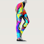 Leggings Vivid Canine Vibes Design (Droite)