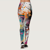 Leggings Vivid Chaos Splash Graffiti (Dos)